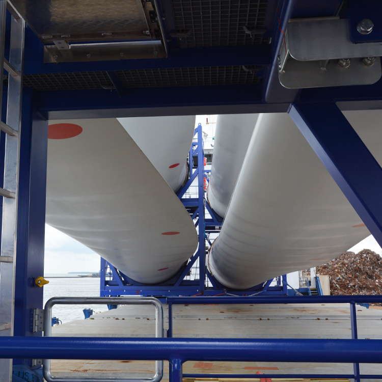 Blade Stackere, vindindustrien